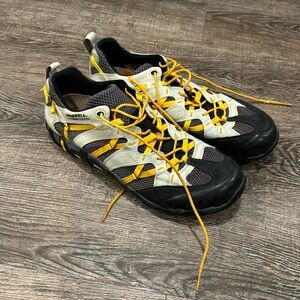 Merrell Waterpro Ultra Sport Men's 11 Hiking Shoes White Gray Athletic Sneaker